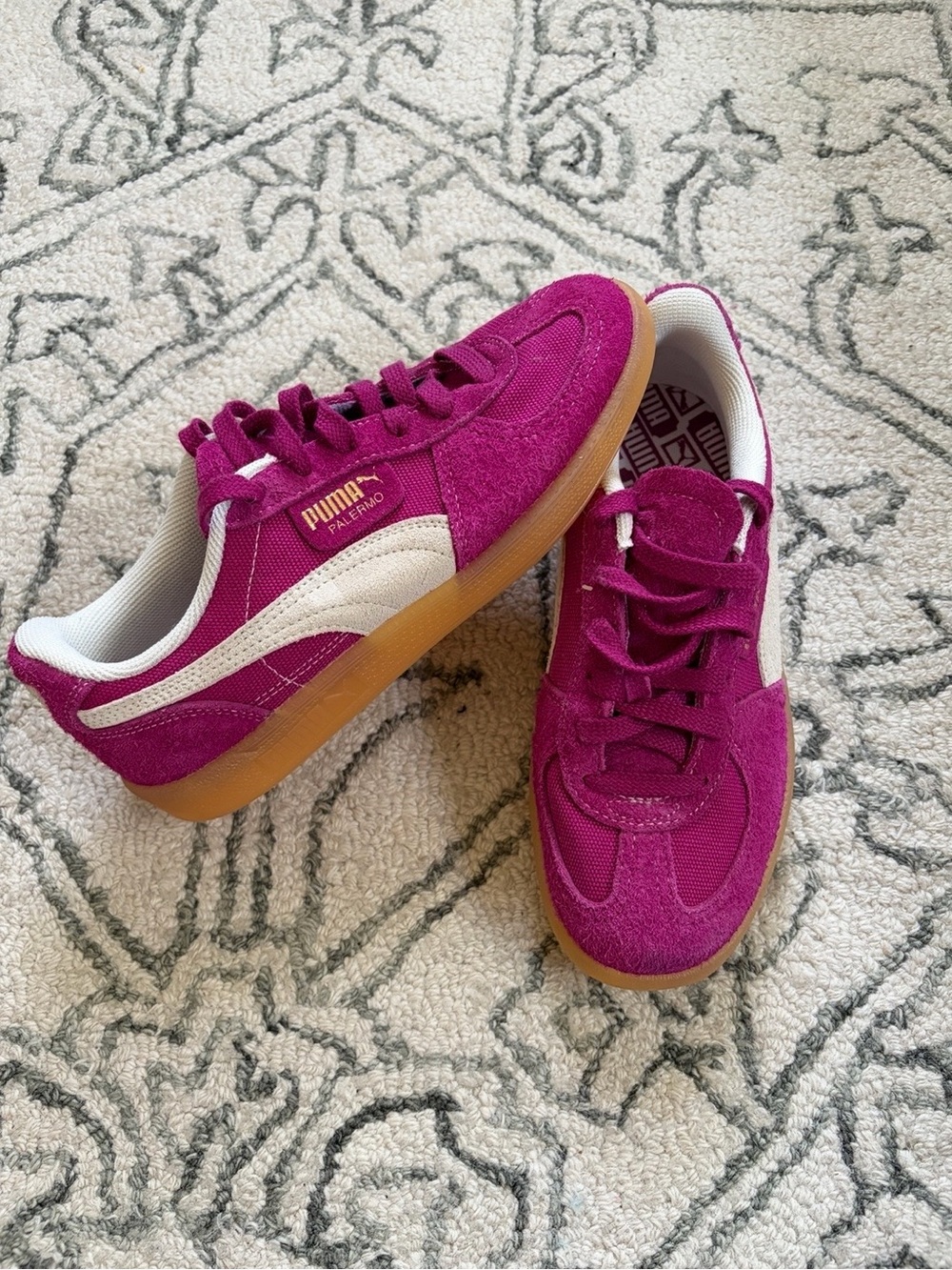 Puma Palermo Sneaker - Magenta/White/Gum - Picture 4 of 4